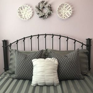 Grey Pillow NEW Accent Pillow Throw Pillow Grey Lavender NEW